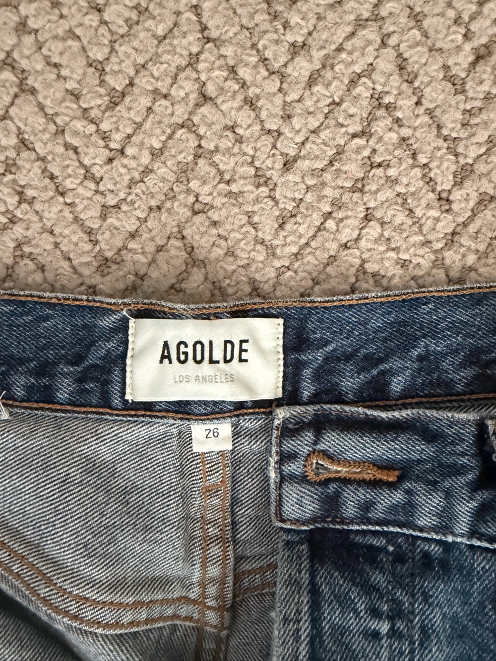 Agolde Dame wide leg high rise jeans color control - Picture 4 of 7